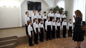 С. Никитин, сл. С. Крылова "Песня о маленьком трубаче" Исполняет Хор мальчиков ДШИ №1 Томск