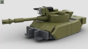 Мини танк Объект 430У из Лего