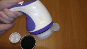 Массажер ручной Relax & Spin Tone включение