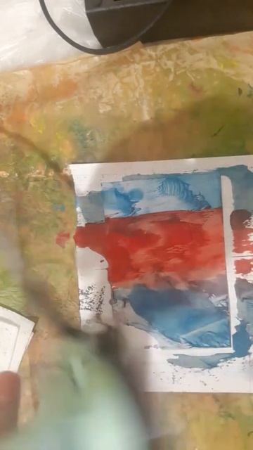 Абстрактный арт. Морской пейзаж. Горячий воск и утюг. П смотреть онлайн