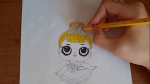 КУКЛА ЛОЛ | РАСКРАСКА ВИДЕО ДЛЯ ДЕТЕЙ #5