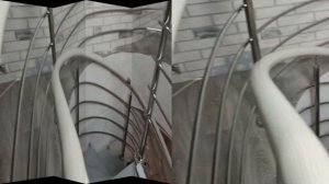 Перила на винтовой лестнице из нержавеющей стали, нап?