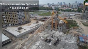 Грозный строится: десятиполосная дорога и уникальный ЖК в районе имени Путина