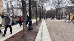 🌸 Москва влюбляет! Волшебная пешая экскурсия по Бульварному кольцу в 4K  😍