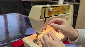 einfädel Ober, Unter Nähmaschine Singer Starlet 354 , Заправка швейной машин?