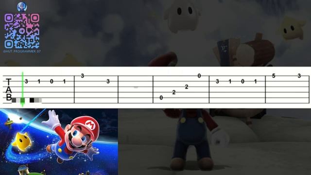 🎸 Super Mario Galaxy - Rosalina's Storybook-Luma Theme - Guitar Tutorial Ⓜ️