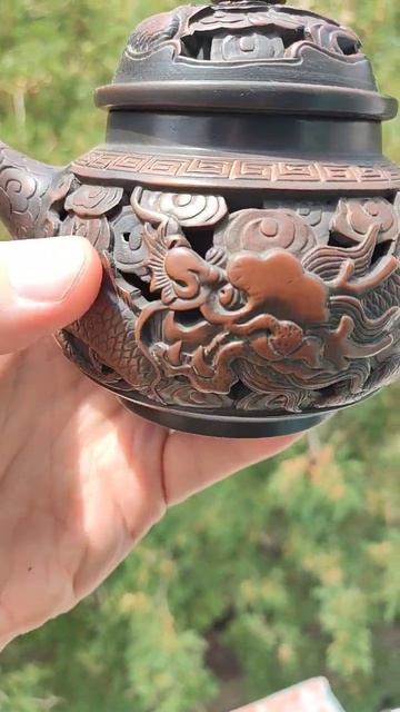Чайник Нисинтао  Гуанси .Глубокая резбадвойная толс?
