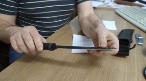 Танто Рекон 50 градусов и бреет.