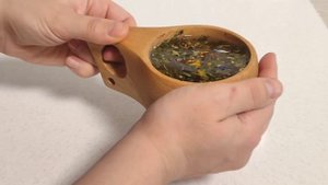Кружка деревянная Кукса. Финская кружка. Арт.26035