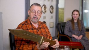 Нож-подарок Пермского машиностроительного завода 7-му съезду Росохотрыболовсоюза