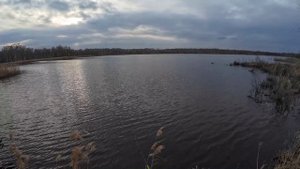 Рыбалка на диком  озере,попал на жор судака. День первый.