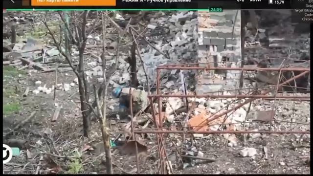 Видео о том, как оптоволоконный FPV-дрон «Князь Вандал Новгородский» дал подзатыльник бойцу ВСУ ...
