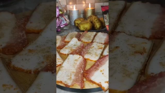 Картошка с салом в духовке