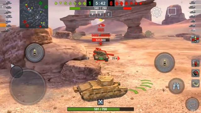 World of Tanks Blitz: Matilda BP - британская швейная машинка смотреть онлайн