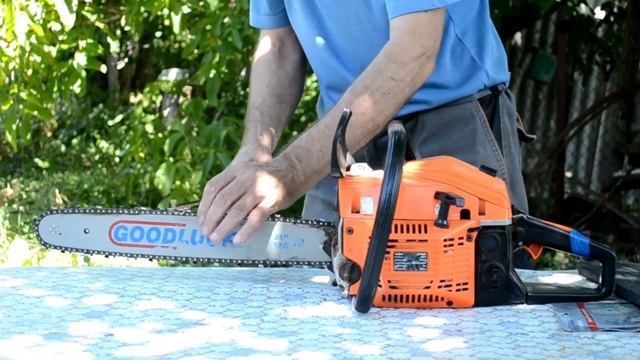 Китайская бензопила для распила дров в саду смотреть онлайн