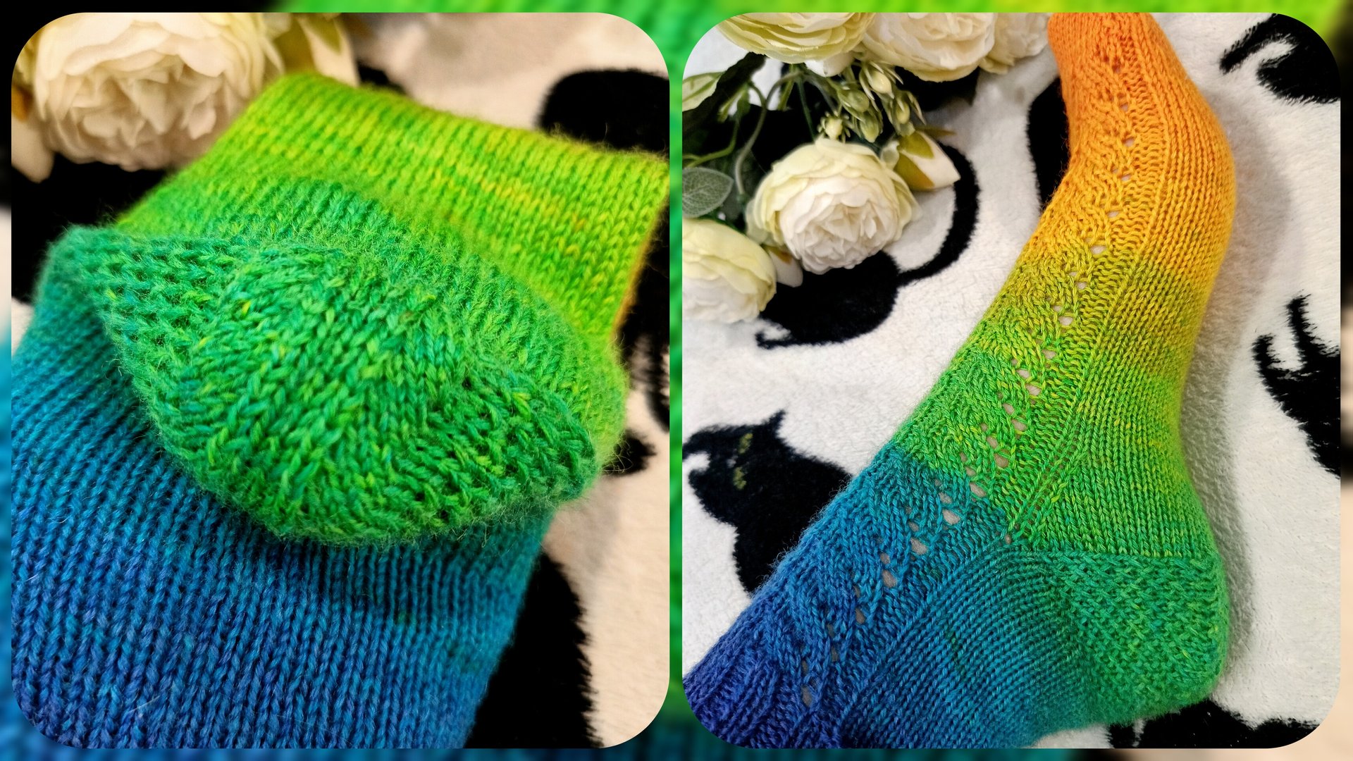 Уэльская пятка 🧦 Вяжем спицами. смотреть онлайн