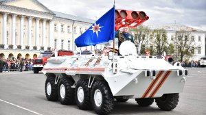В юбилейную 80-ую годовщину Дня Победы в городе Ярославль состоялся парад Победы