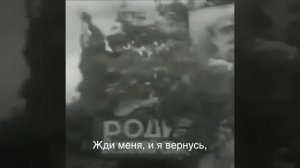 Стихотворение жди меня