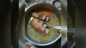 Свиная ножка в скороварке 28 мин.