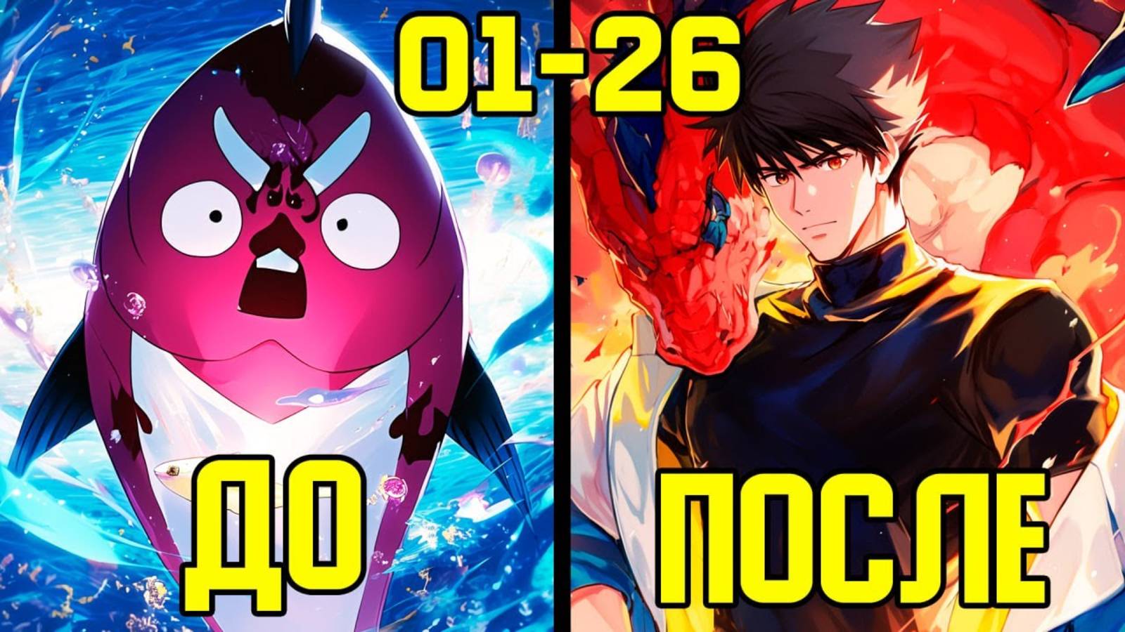 [1-26] Величайшая эволюция всех времён - от Карпа до Божественного Дракона (Озвучка Манги) смотреть онлайн