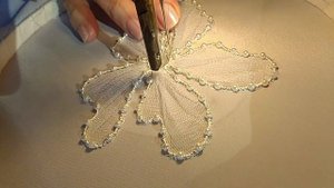 Объёмная вышивка сделанная на швейной машине. Master class o