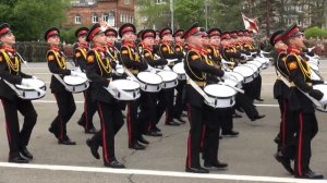 Прохождение суворовцев на параде. 9 мая 2025 года Уссурийск.