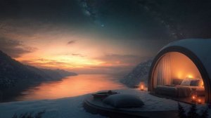Chillstep Horizon  Snowy Peaks & Peaceful Retreat ~ Starlit Escape
