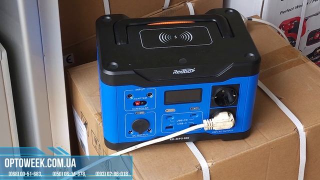 Запуск холодильника від зарядної станції Redbo MPS-600Вт смотреть онлайн