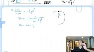 В маленький шар массой M 250 г, висящий на нити длиной l 50 см, попадает и застревает в - №31277
