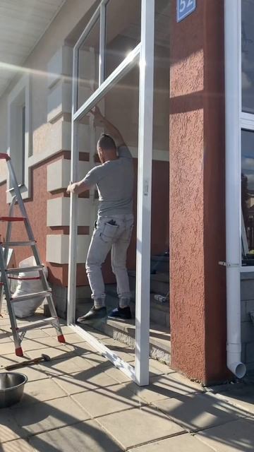 Крыльцо остекленное профилем Provedal смотреть онлайн