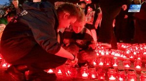 Туапсинцы поддержали всероссийскую акцию «Свеча Победы»