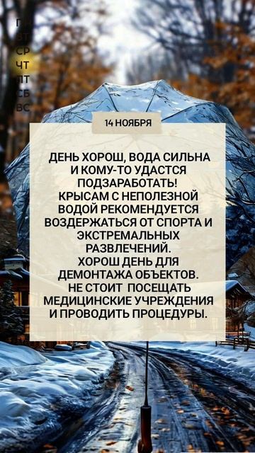 14 ноября прогноз на день | Китайский календарь смотреть онлайн