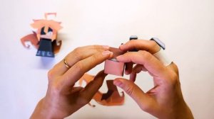 Фен фигурка из бумаги Бумажное образование Школа Мисс