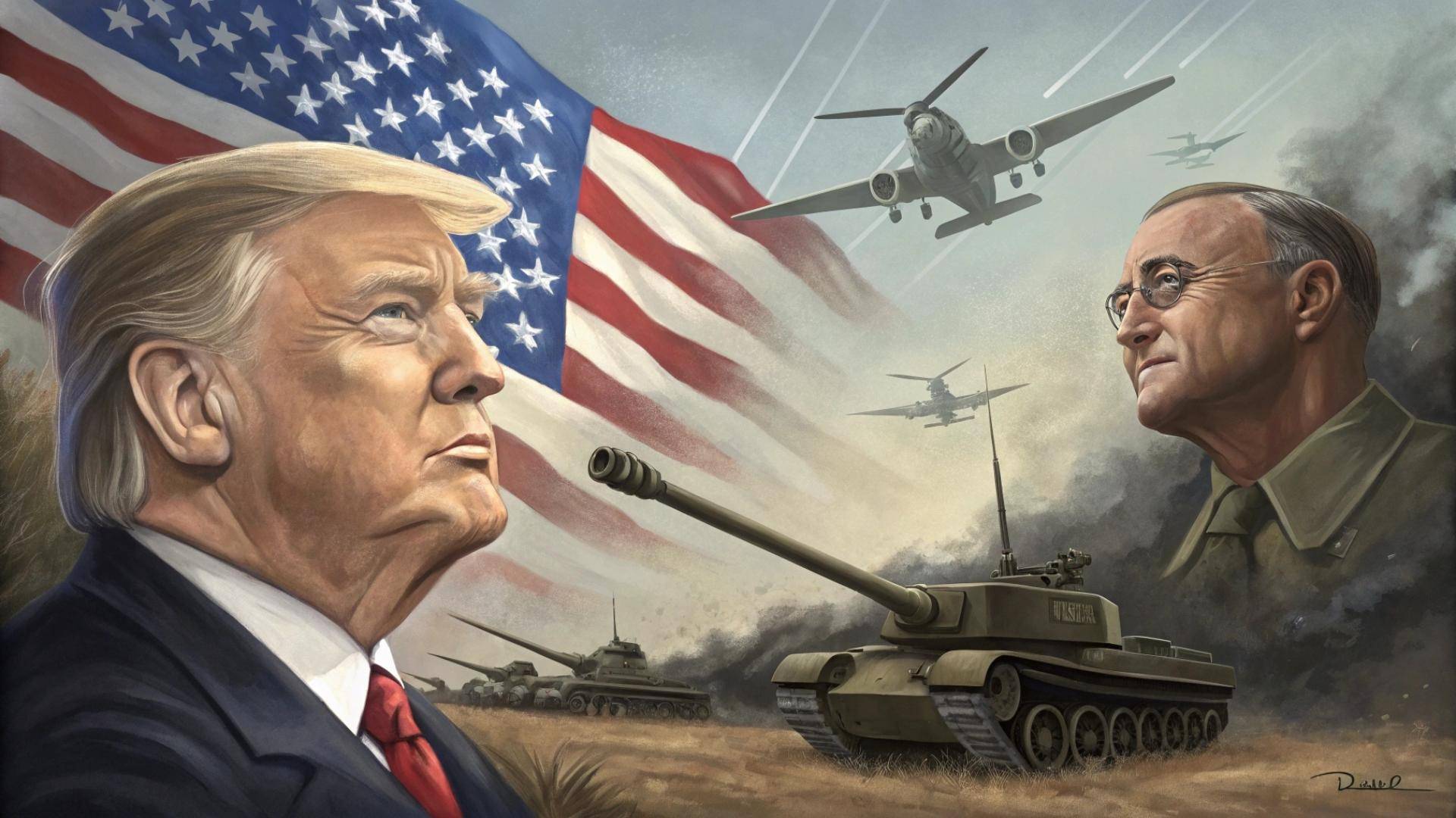 Андрей Мартьянов | Артиллерия и дроны: как Трамп переписывает историю, а Рузвельт "бьется" в гробу