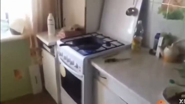 Вода в кипящее масло