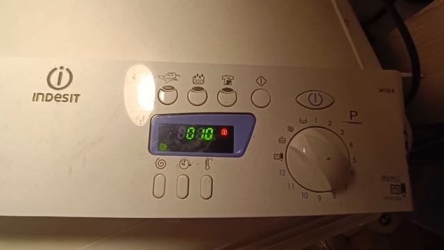 Панель стиральной машины INDESIT WISE8(WISL83) ошибка F03