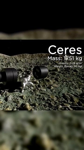 Вес который вы сможете поднять на разных планетах #рек смотреть онлайн