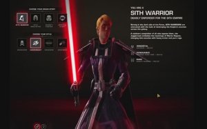 StarWars The Old Republic глава 1 компания ситх - воин