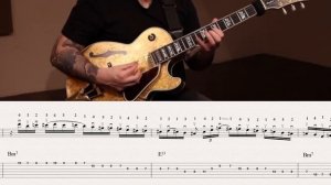 Peter Farrell solo fragment/George Benson technique(Full Transcription)