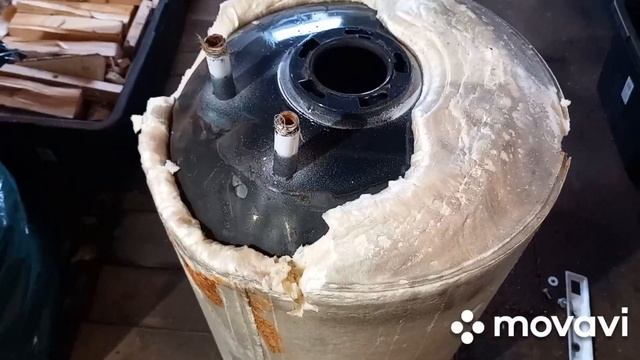 Разбор водонагревателя на металл.