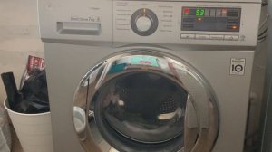 Стирка полотенец на LG: Хлопок 60 1200об/мин + без складок