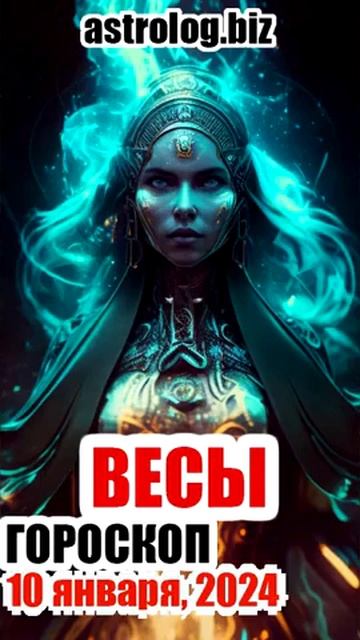 ВЕСЫ гороскоп на 10 января, 2024 смотреть онлайн