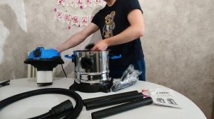 Распаковка — Профессиональный пылесос Deko DKVC-1200-20S