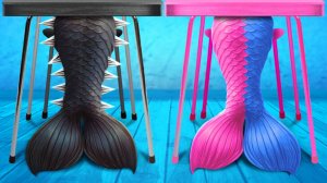 🧜♀️Среда vs Энид ✨ Русалка и секретное обновление комнаты