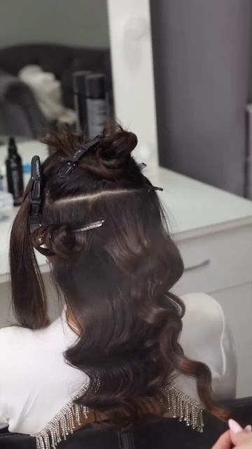 Самая стильная укладка - голливудская волна #hairstyle #hairto смотреть онлайн