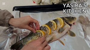 САЗАН В ДУХОВКЕ  ОЧЕНЬ  БЫСТРЫЙ РЕЦЕПТ