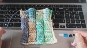 Узор для летнего топа "БАМБУК" крючком как спицами (нукинг)