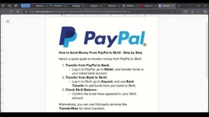 How to Send Money From PayPal to Skrill - Step by Step