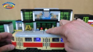Трамвай зеленый игрушка Dickie Toys City Liner / Железная дорога и поезда для детей / Обзор игрушки