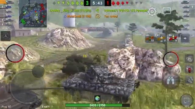 WOT Blitz6.9 на iPhone SEiOS 13.4 на максималках!!!